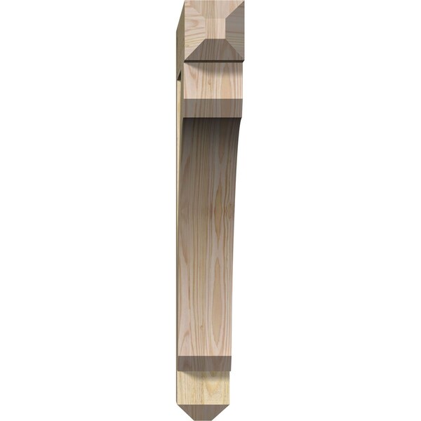 Legacy Craftsman Rough Sawn Bracket, Douglas Fir, 4W X 30D X 30H